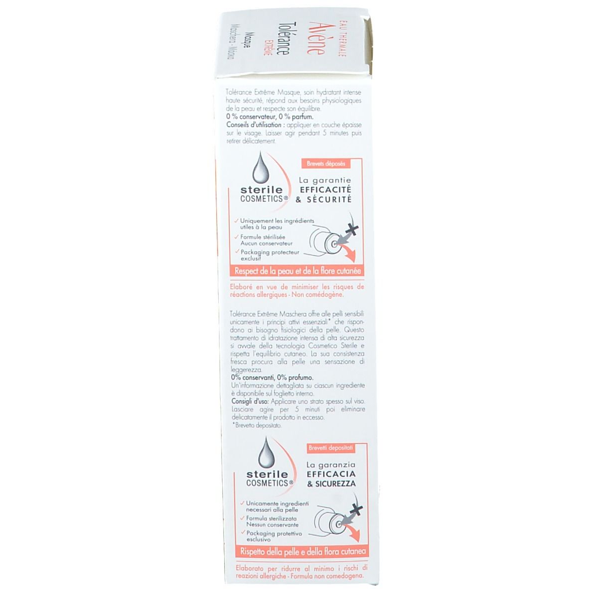 Avène Tolérance Extrême Maschera