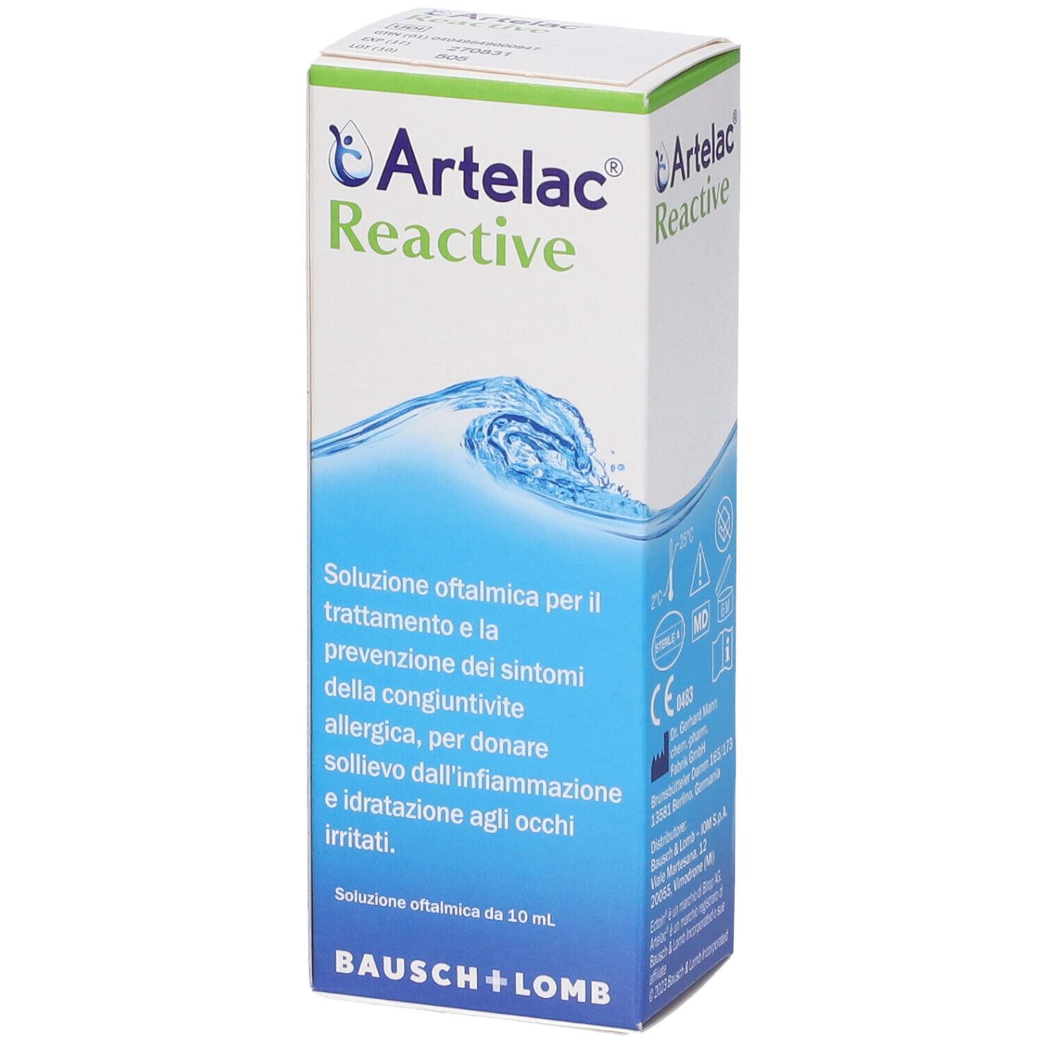 Artelac Reactive Soluzione Oftalmica Multidose Flacone