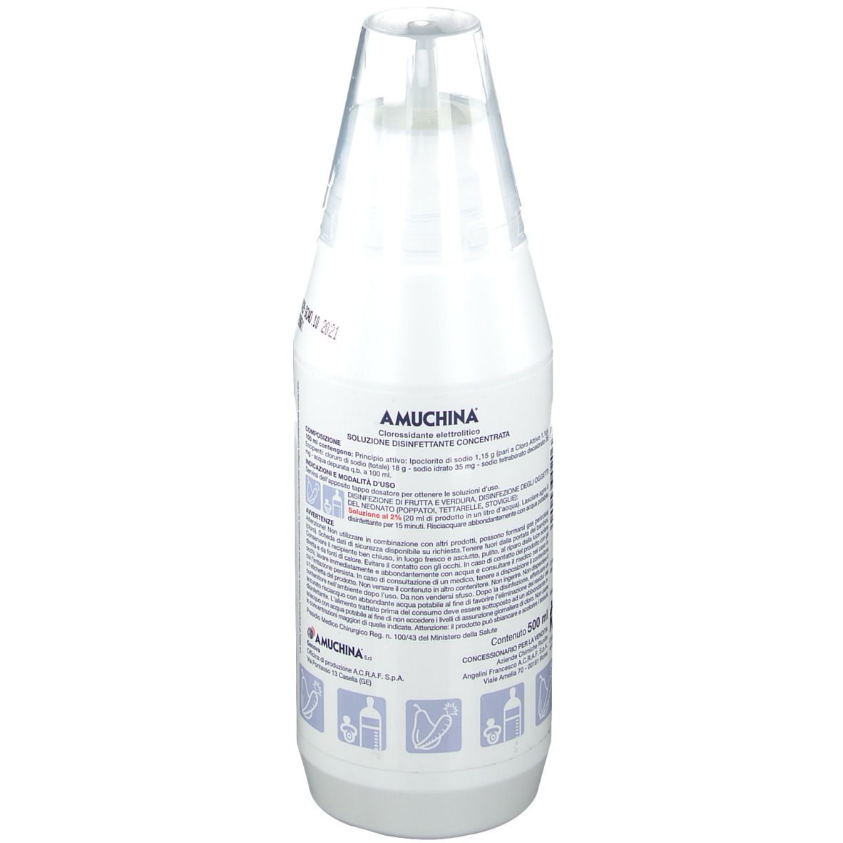 AMUCHINA® Soluzione Disinfettante Concentrata 500 ml