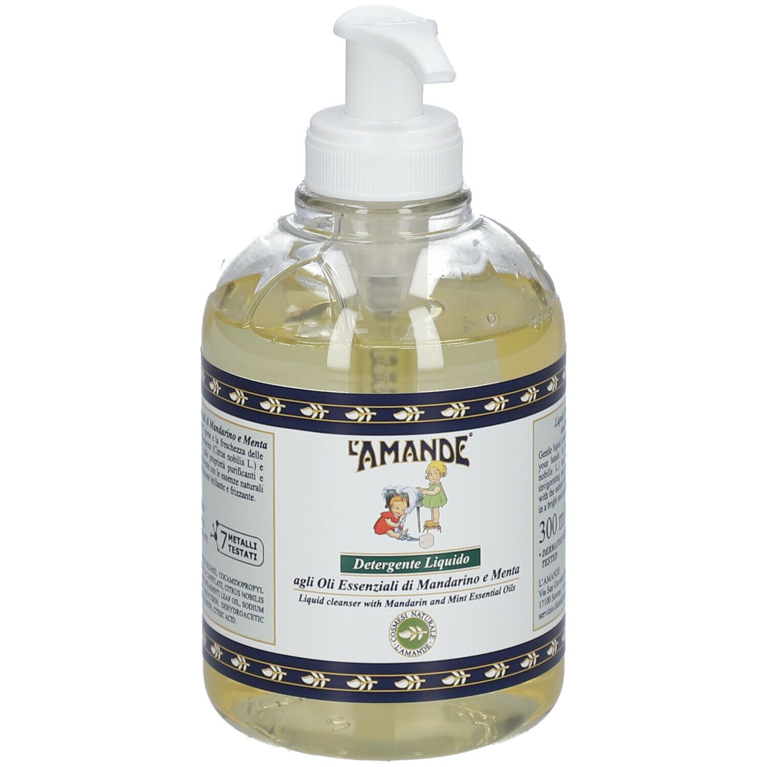 L'AMANDE® Detergente Liquido Mandarino e Menta