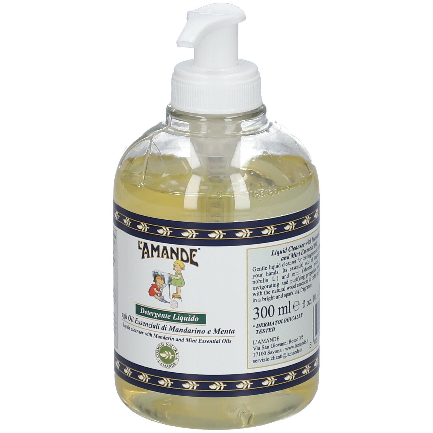 L'AMANDE® Detergente Liquido Mandarino e Menta