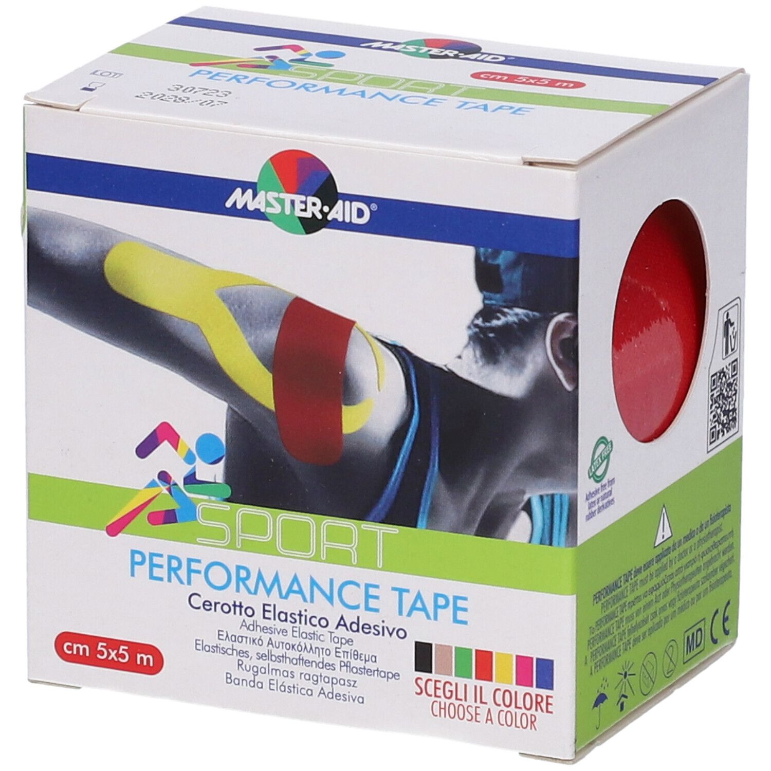 Master-Aid Sport Perform Red Taping Neuromuscolare 5 X 500 Cm