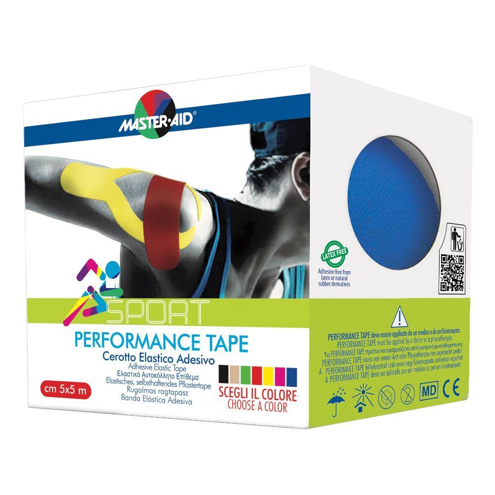 Master-Aid Sport Perform Blu Taping Neuromuscolare 5 X 500 Cm