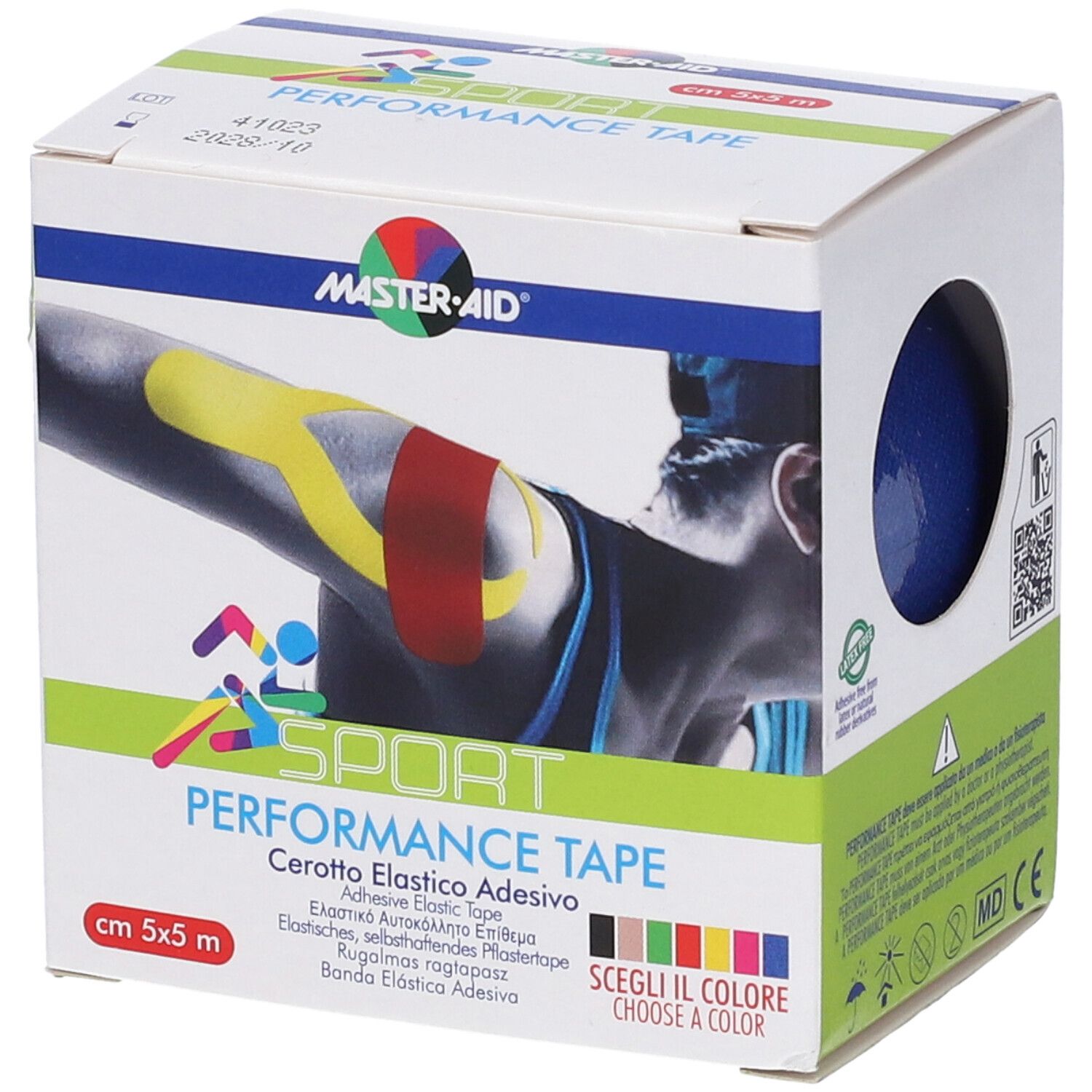 Master-Aid Sport Perform Blu Taping Neuromuscolare 5 X 500 Cm