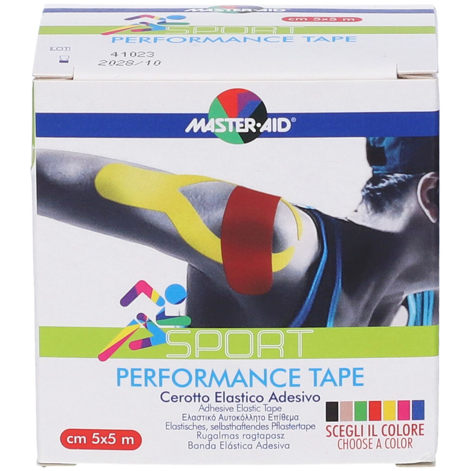 Master-Aid Sport Perform Blu Taping Neuromuscolare 5 X 500 Cm