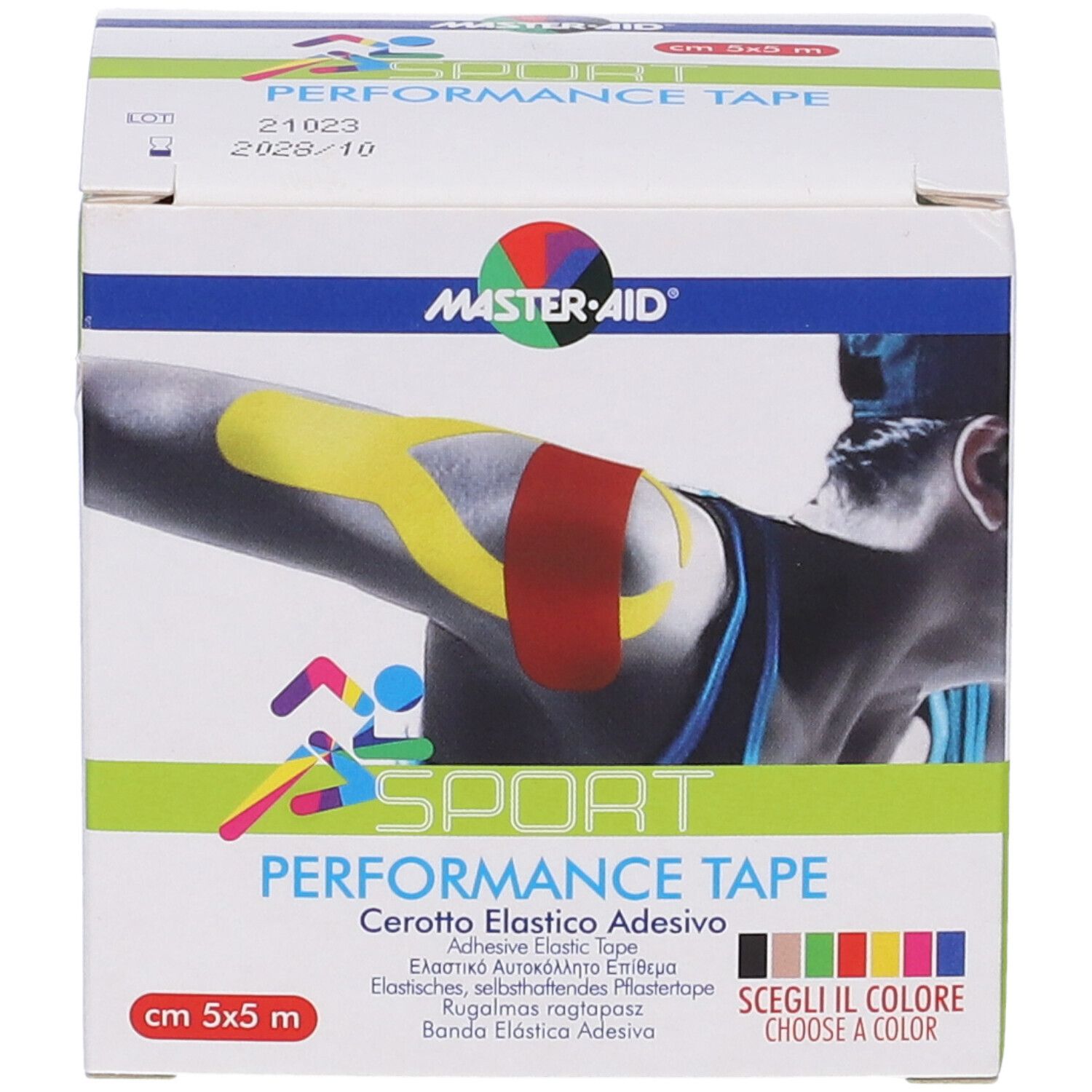 Master-Aid Sport Perform Green Taping Neuromuscolare 5 X 500 Cm