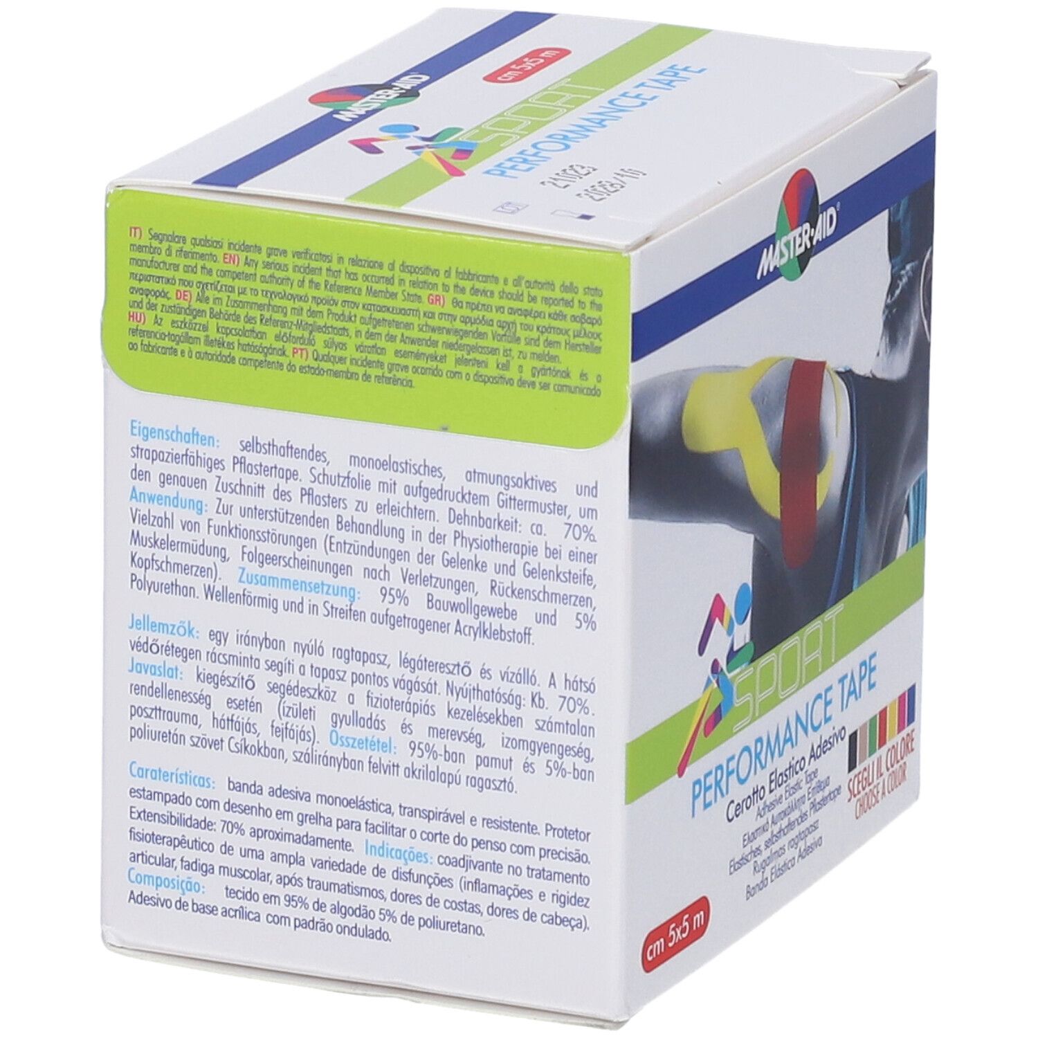 Master-Aid Sport Perform Pink Taping Neuromuscolare 5 X 500 Cm