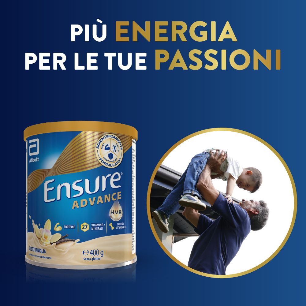 Ensure® Advance Integratore in polvere forza & energia Vaniglia