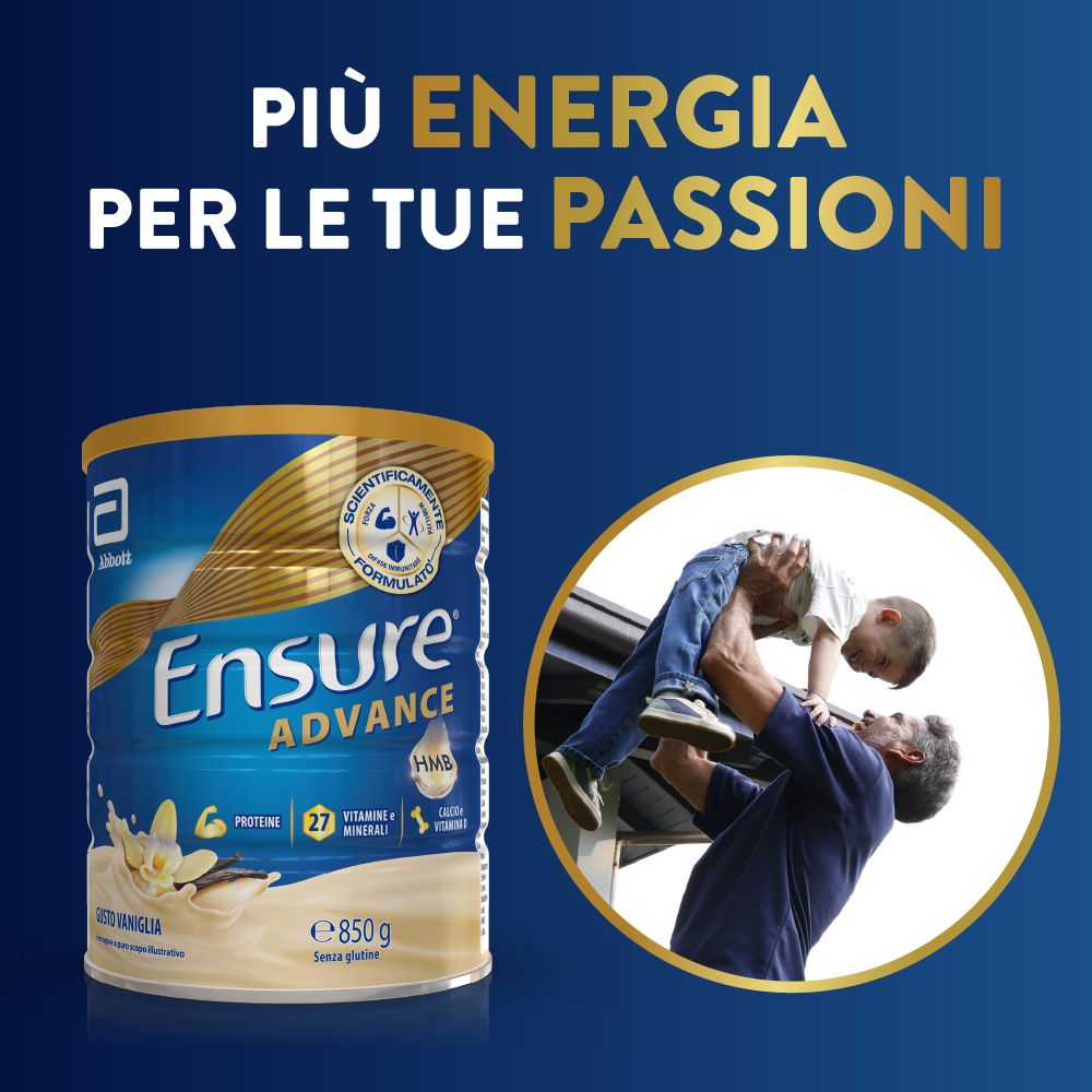 Ensure® Advance Integratore in polvere forza & energia Vaniglia