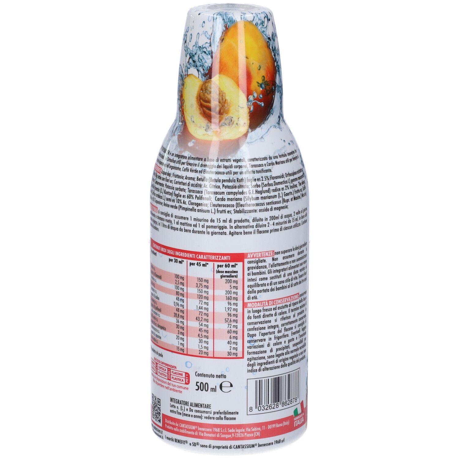 5D Sleeverato Pesca 500 Ml