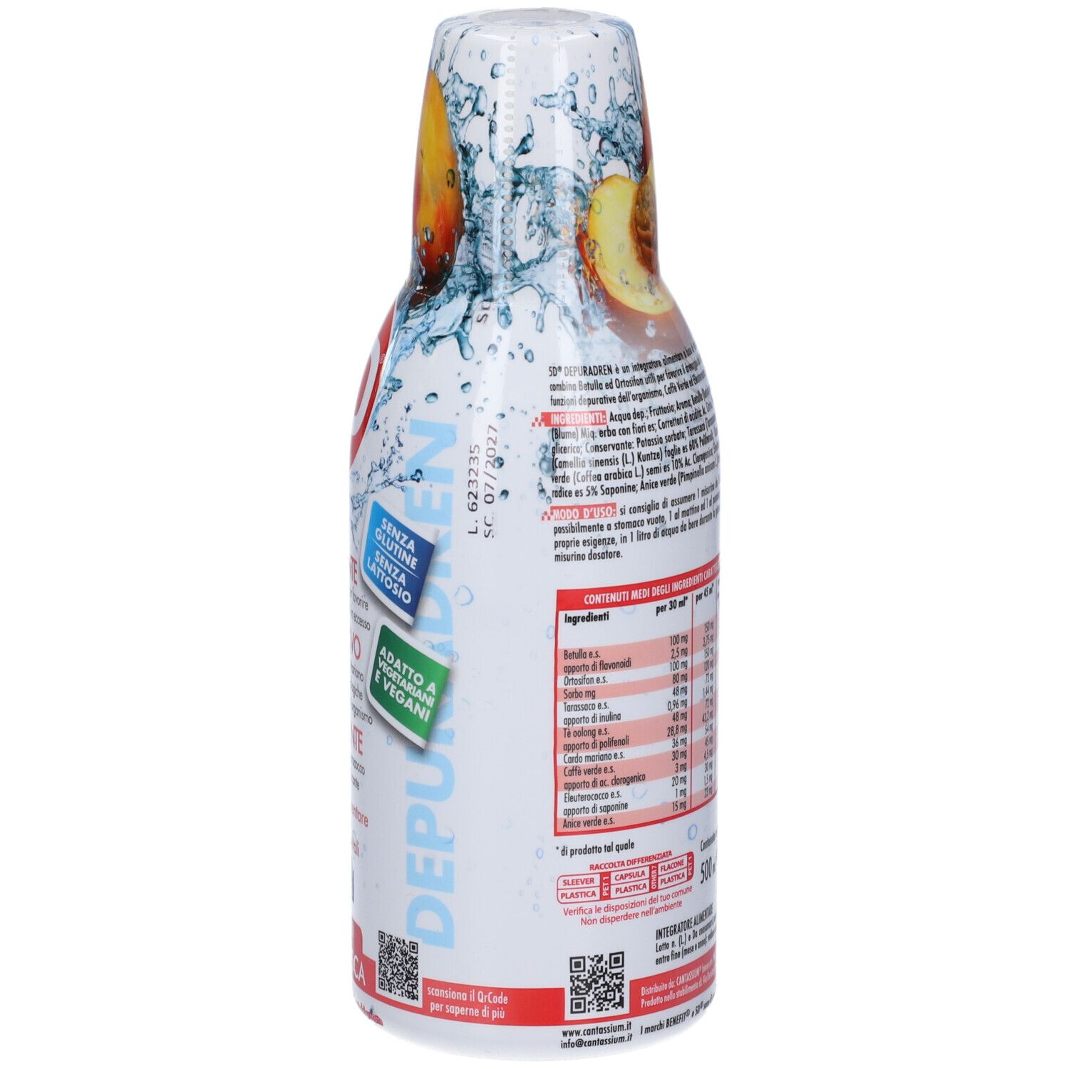 5D Sleeverato Pesca 500 Ml