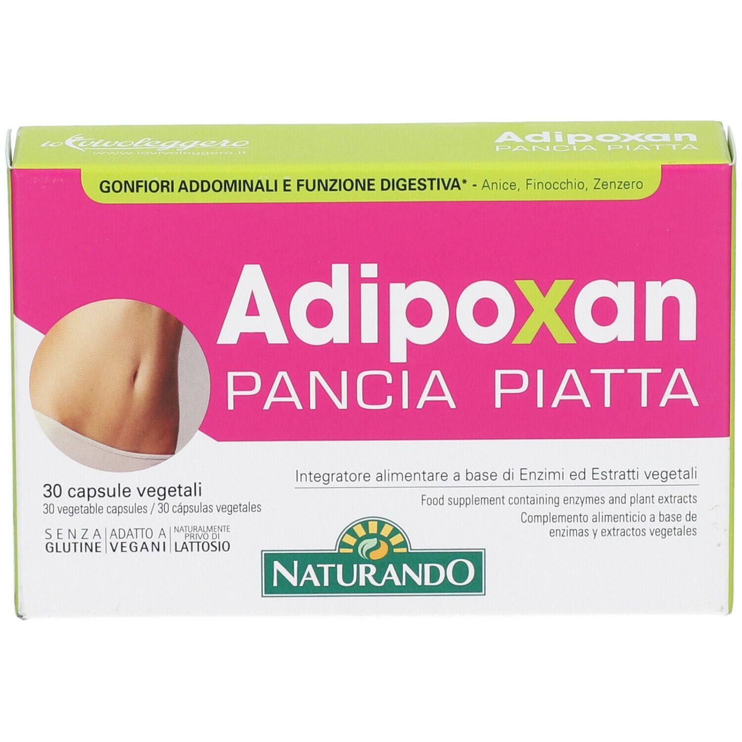 Adipoxan Pancia Piatta 30 Capsule