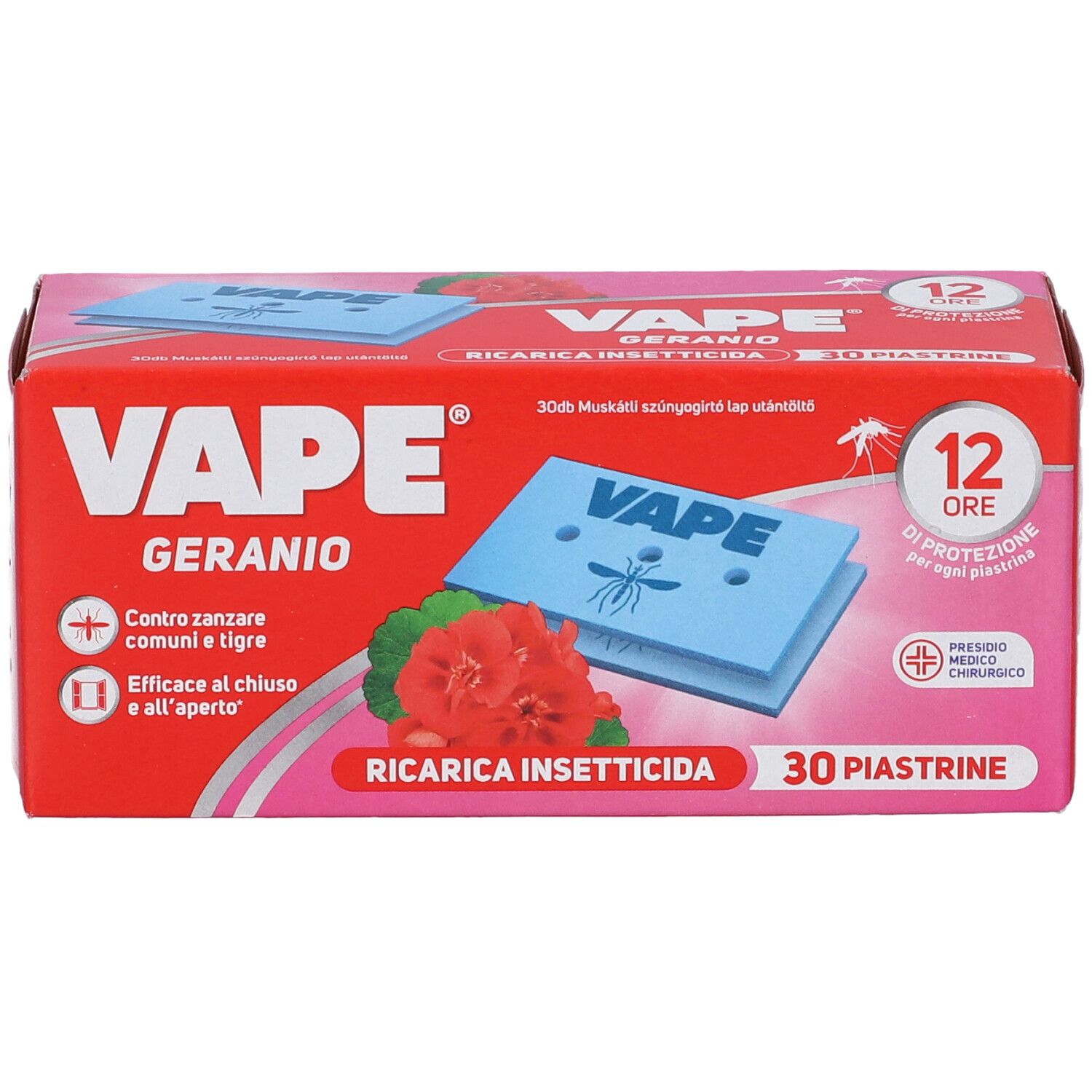Vape Ricarica Piastrine 30 Pezzi Geranio