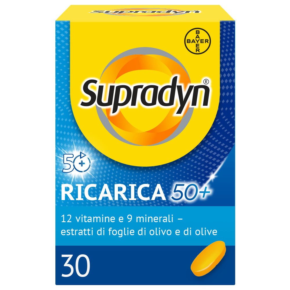 Supradyn Ricarica 50+ Integratore Vitamine e Minerali Compresse