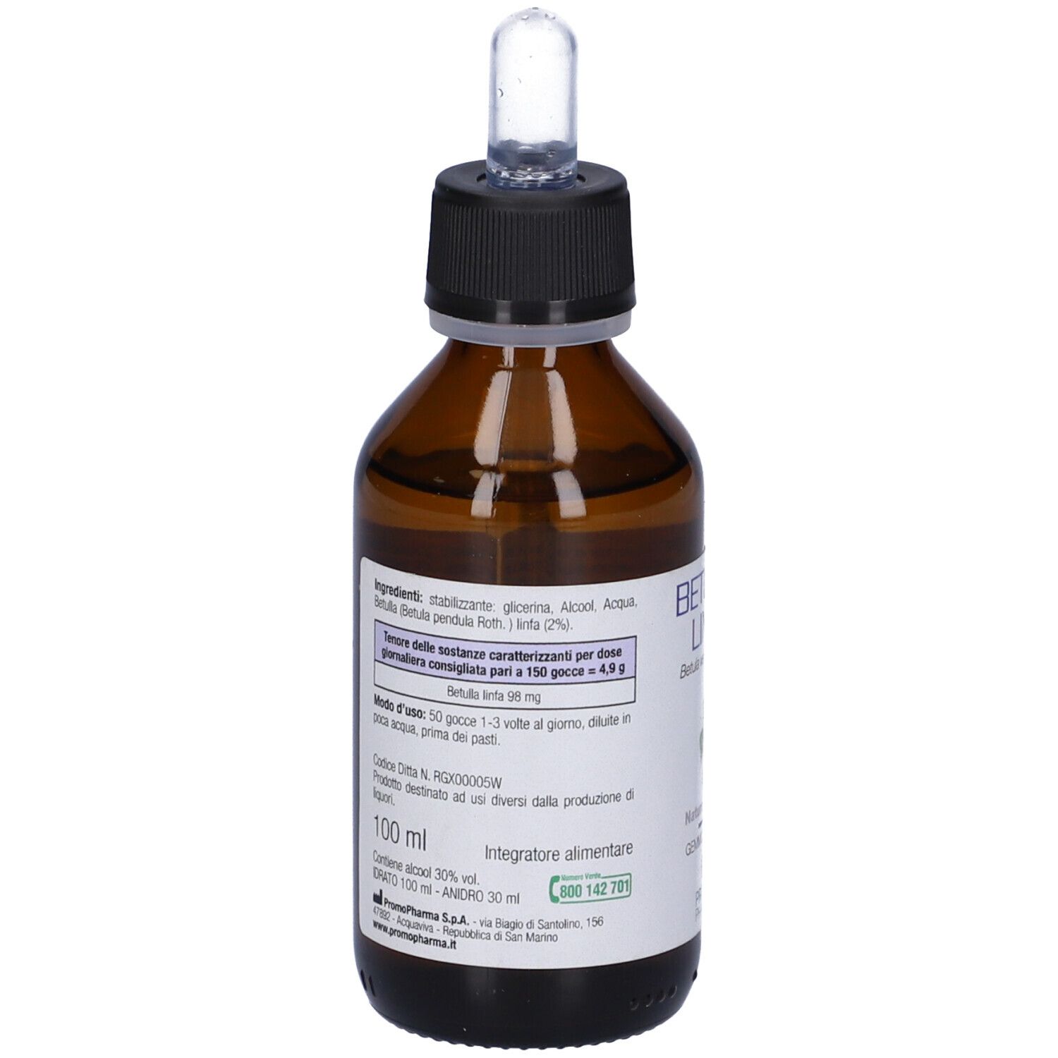 Betulla Linfa Gd 100Ml