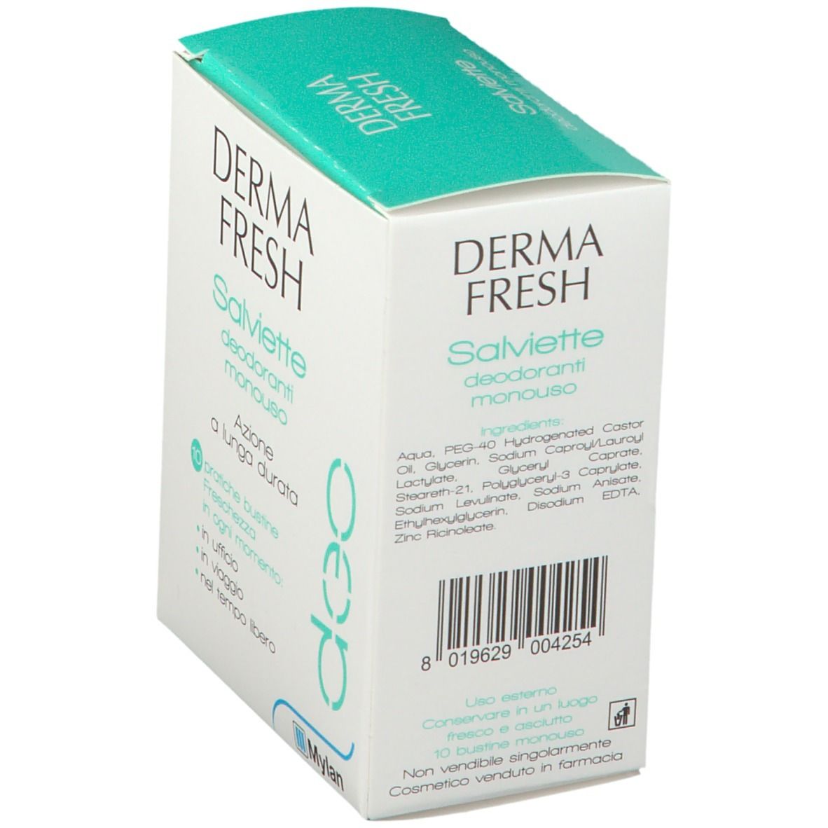 Dermafresh Salvietta Deodorante Monouso