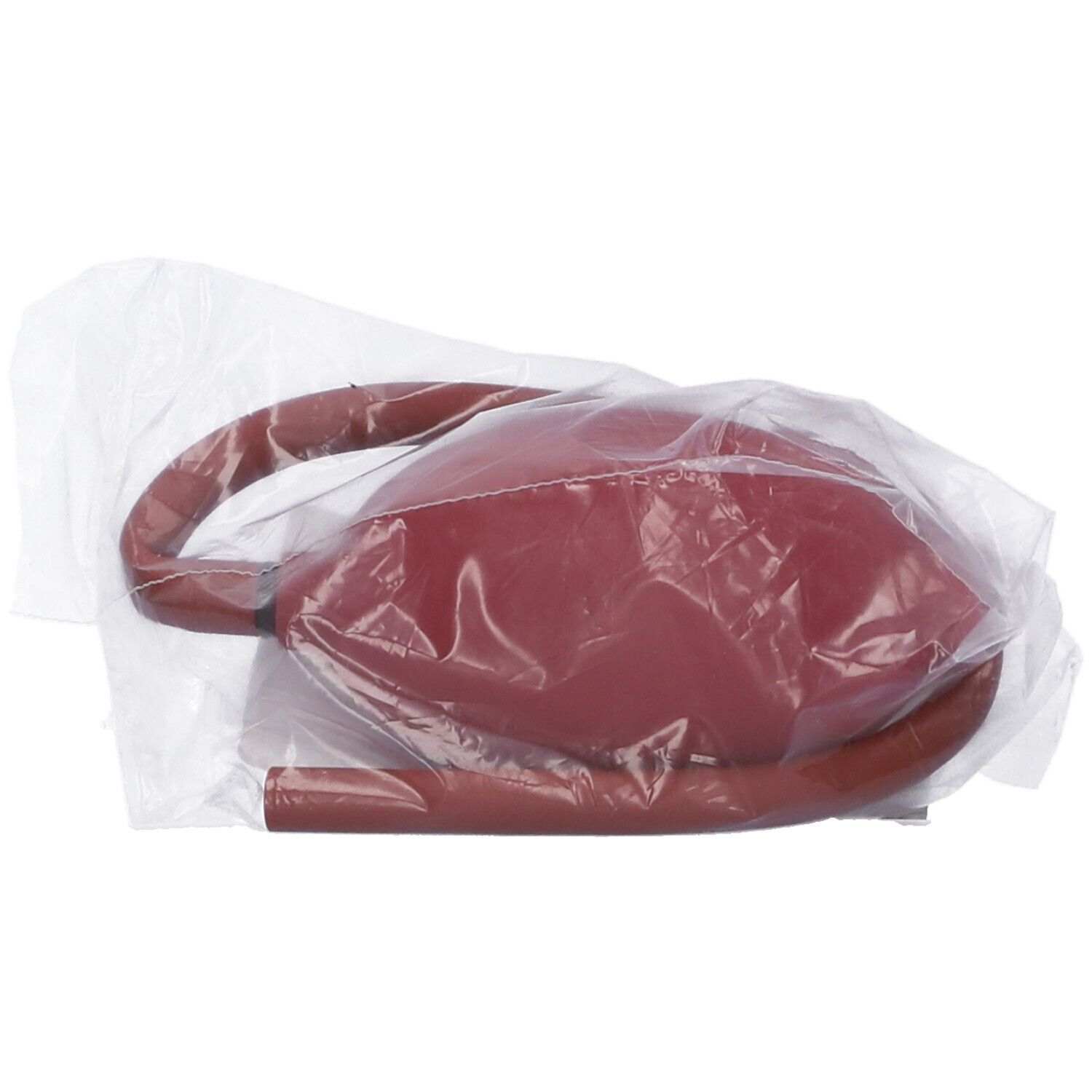 Palla gonfiabile con tubo, in sacchetto di plastica.