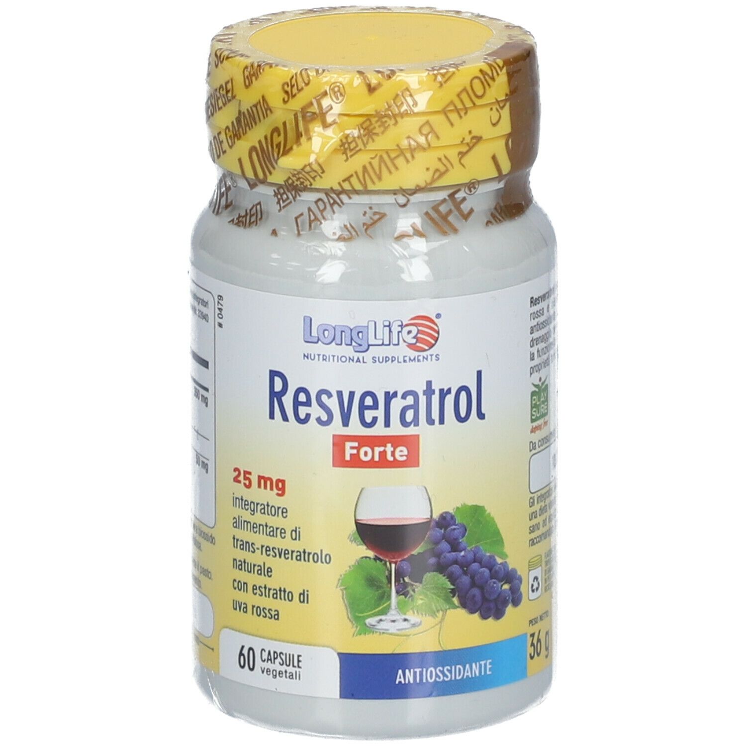 LongLife® Resveratrol Forte 25 mg