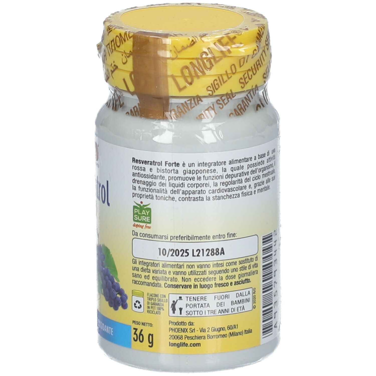 LongLife® Resveratrol Forte 25 mg