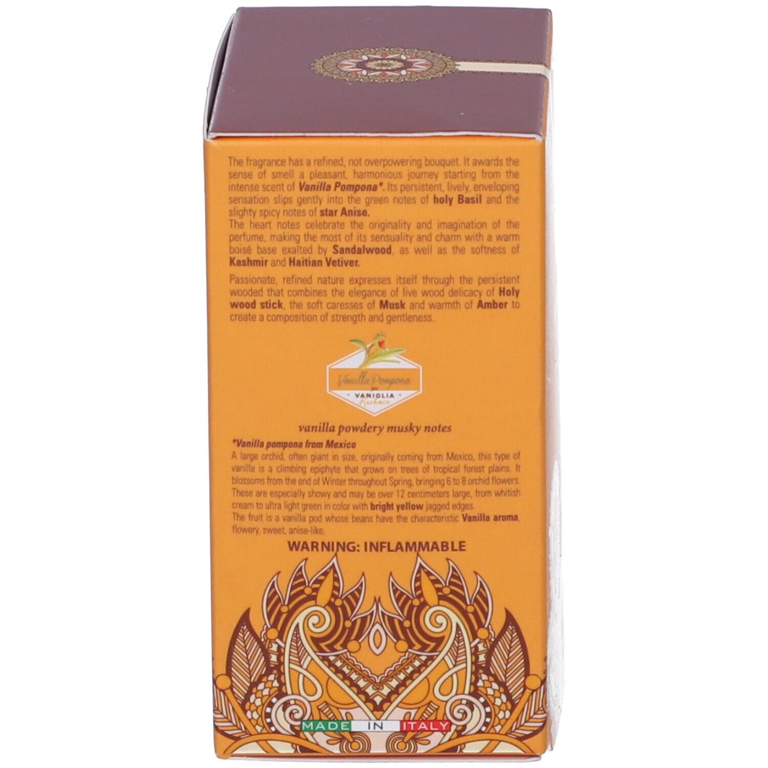 Vaniglia Kashmir Eau De Parfum 50 Ml