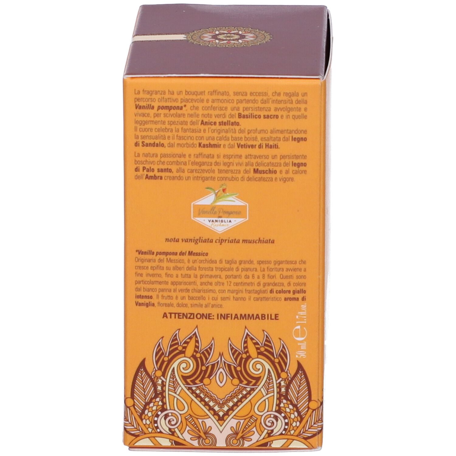 Vaniglia Kashmir Eau De Parfum 50 Ml
