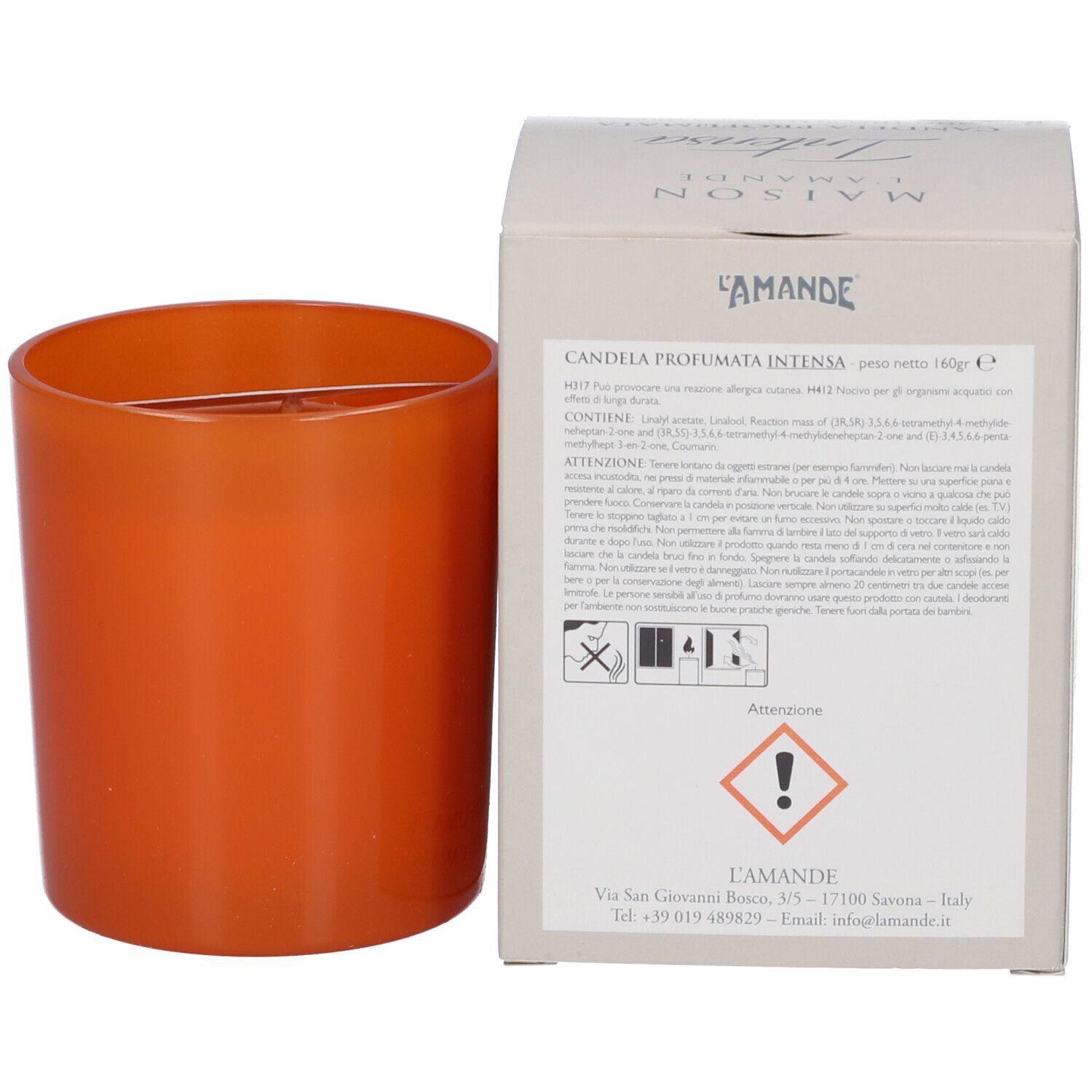 L'Amande Maison Intensa Candela Profumatore 40 H