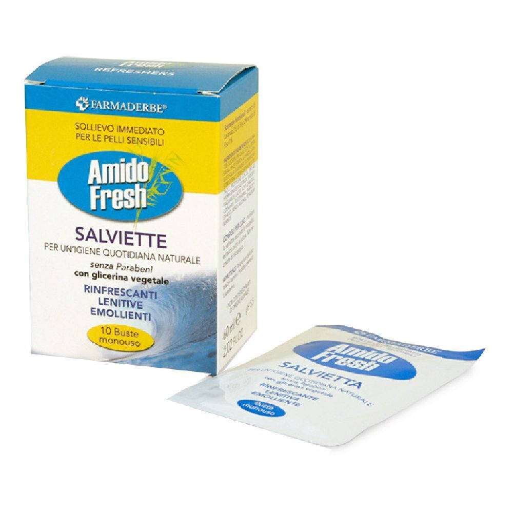 Amido Fresh Salviette Monodose 10 Pezzi