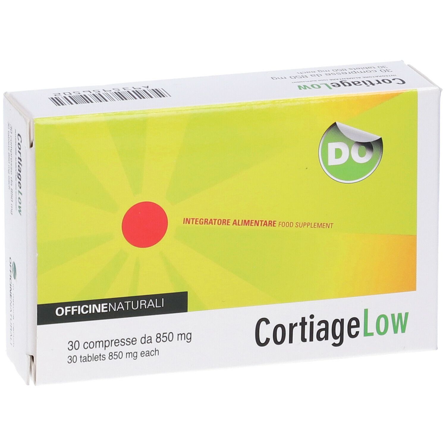 CORTIAGE LOW 30CPR 850MG