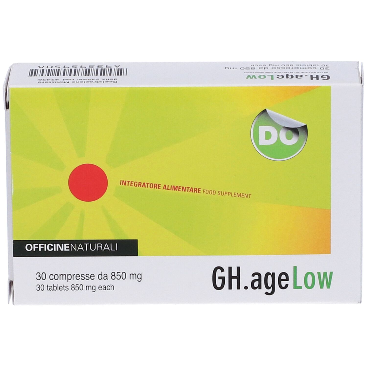 Gh Age Low 30 Compresse 850 Mg