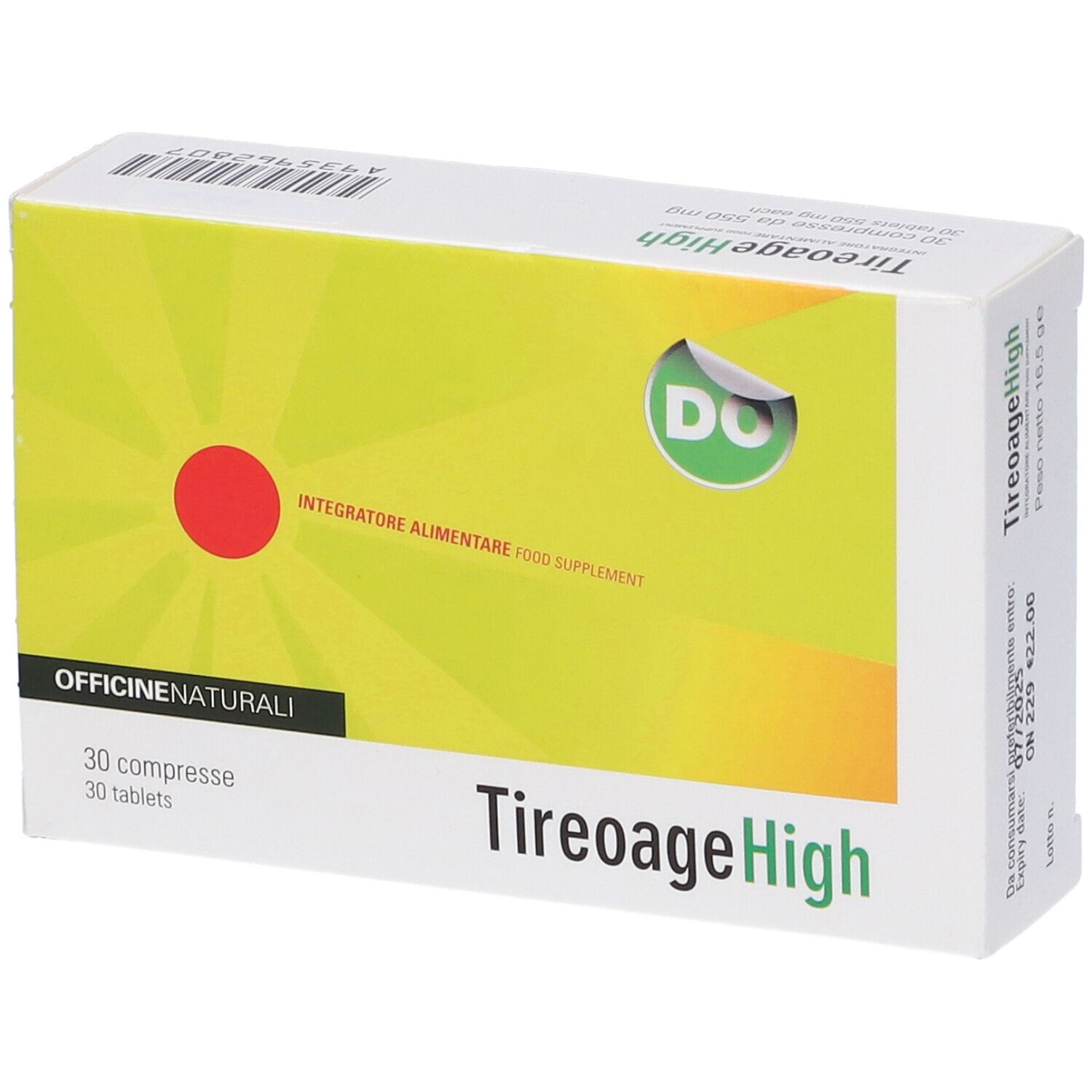 Tireoage High 30 Compresse 550Mg