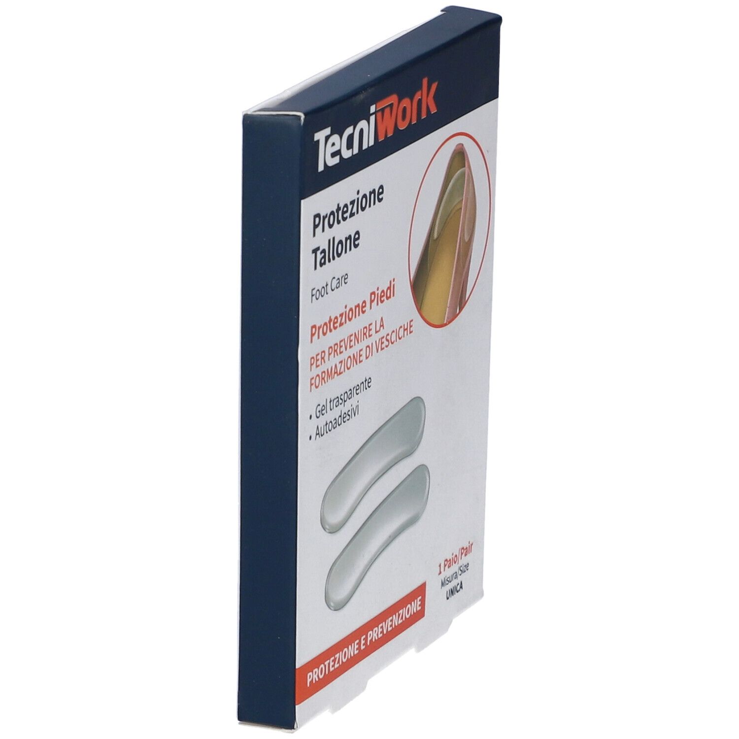 Protezione Invisibile Tallone Gel Trasparente 1 Paio
