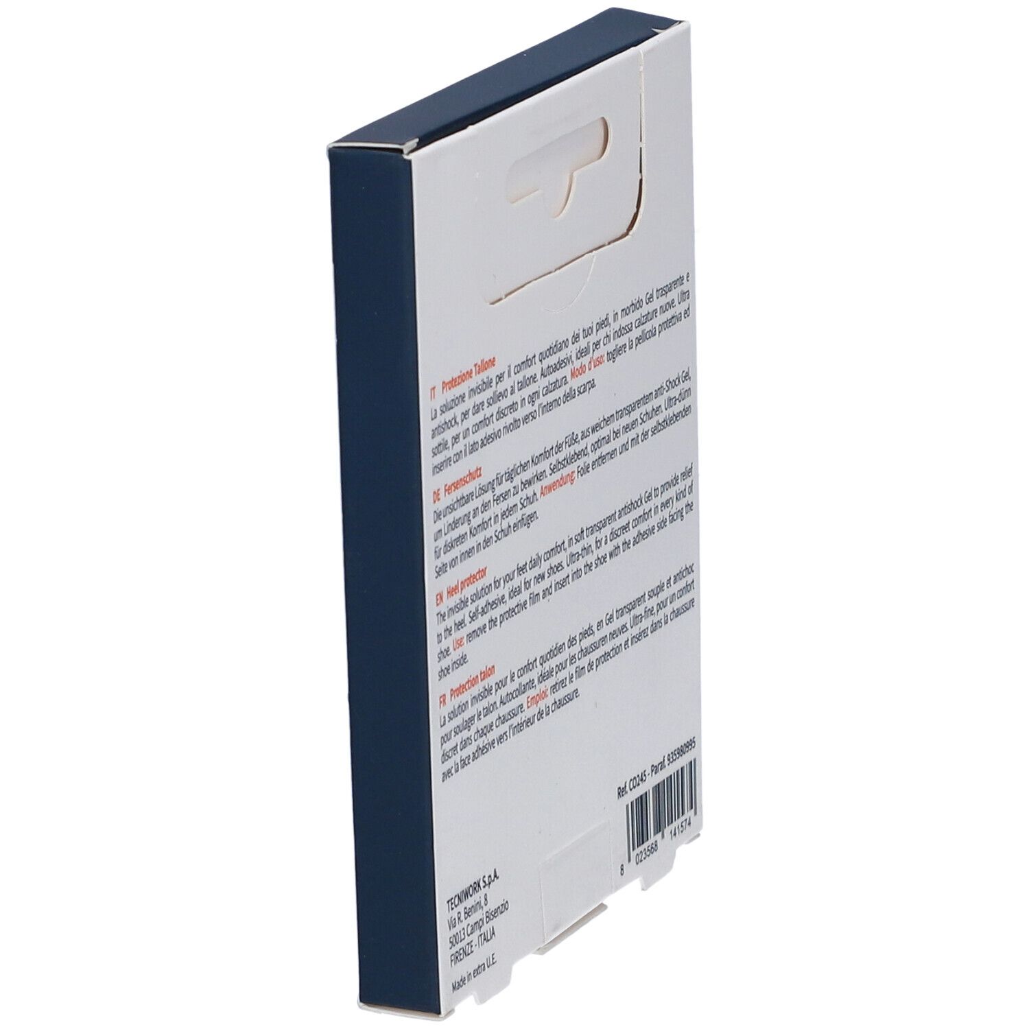 Protezione Invisibile Tallone Gel Trasparente 1 Paio