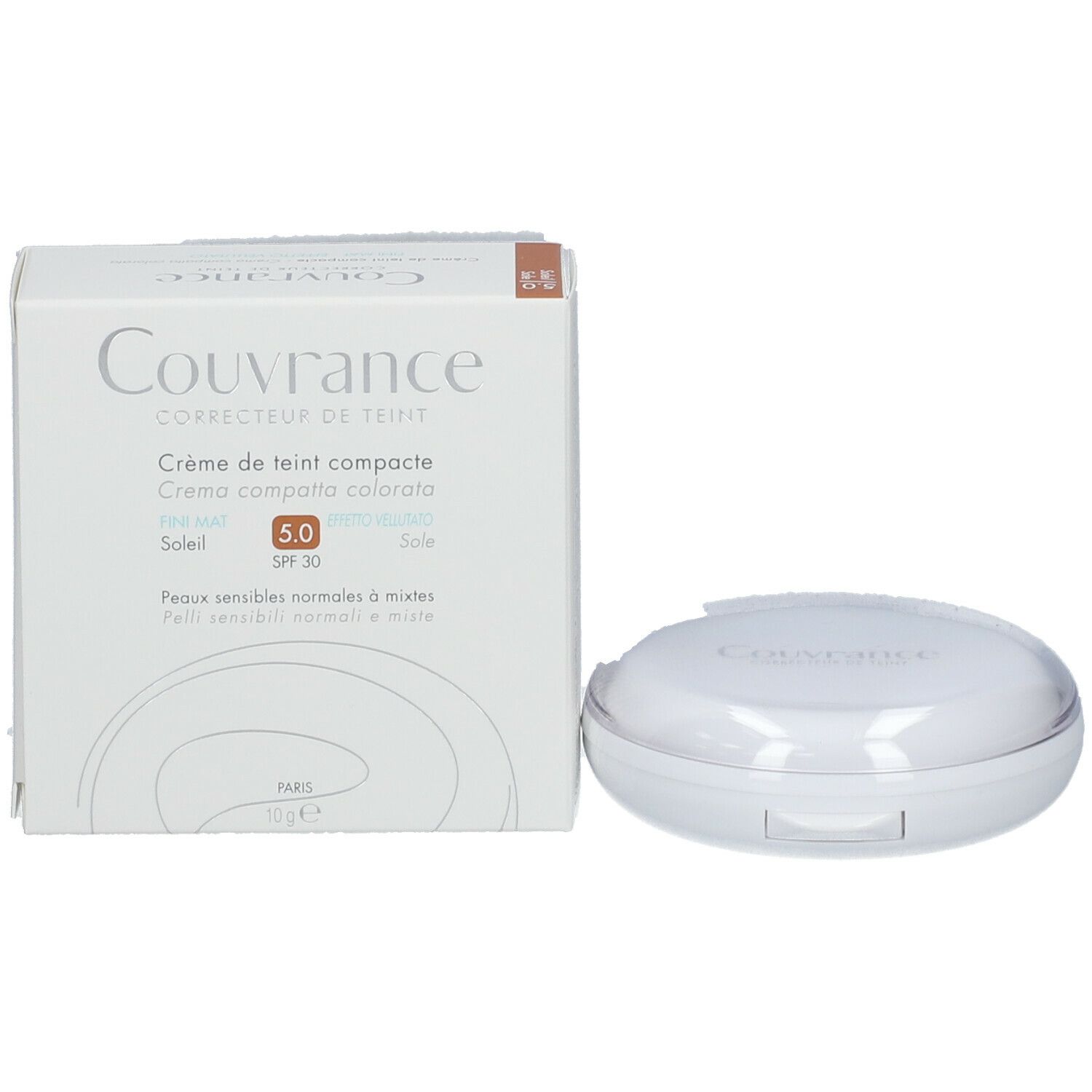 Avène Crema Compatta Colorata Oil-Free Sole