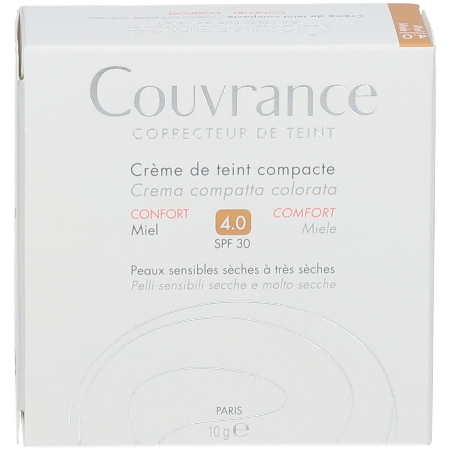 Avéne Couvrance Crema Compatta Colorata Comfort Miele 04