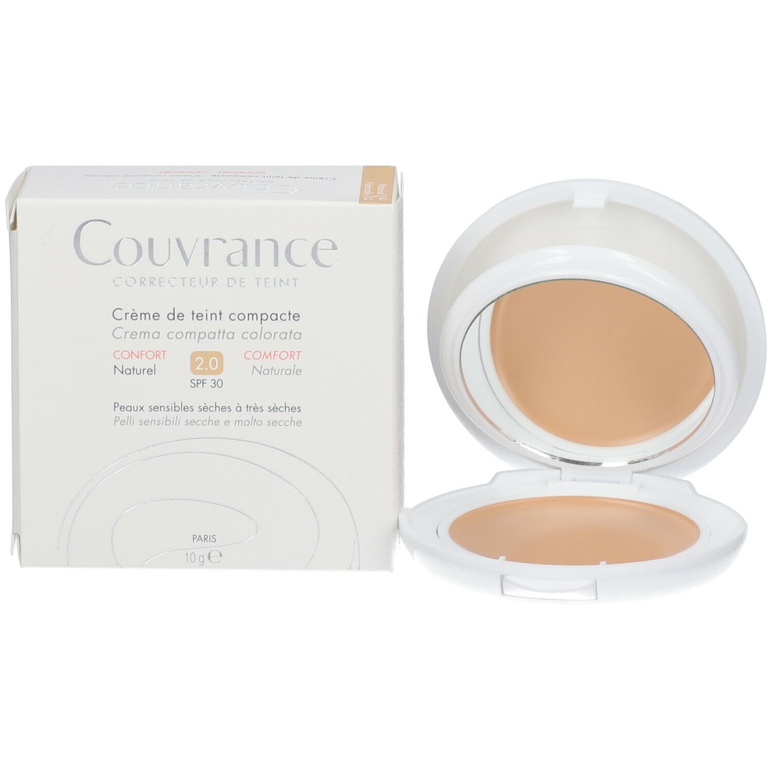 Avène Crema Compatta Colorata Comfort 2.0 Naturale