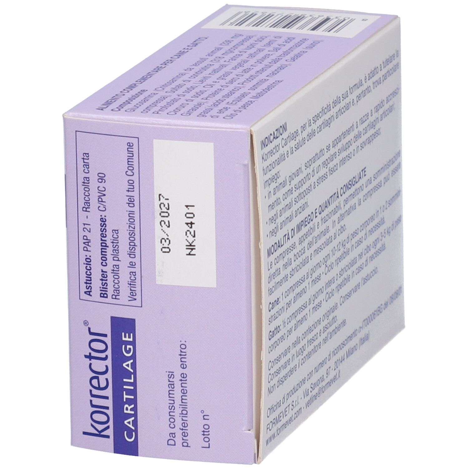 Korrector Cartilage Compresse Per Cani e Gatti