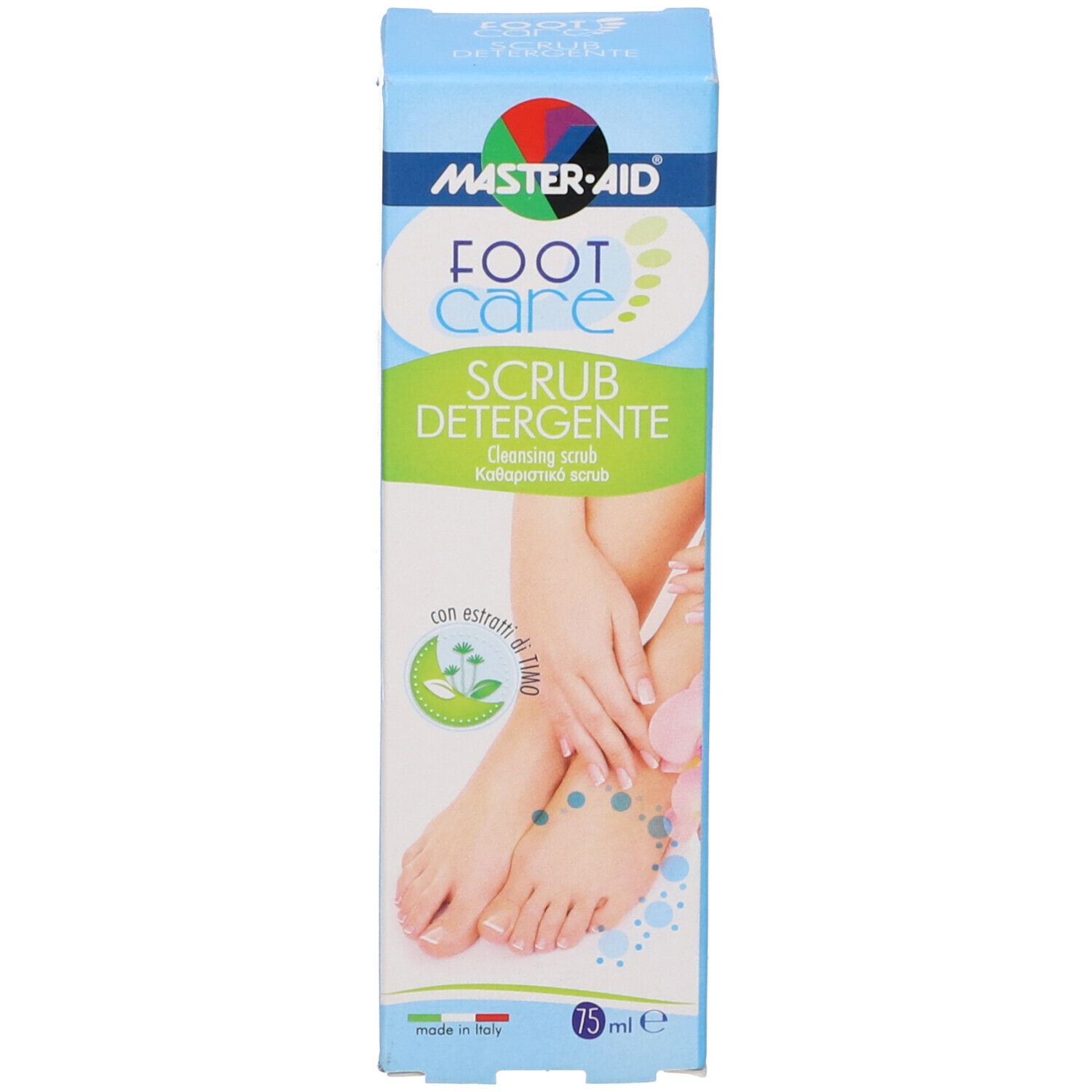 Master-Aid Footcare Detergente Scrub Per Piedi 75 Ml L4