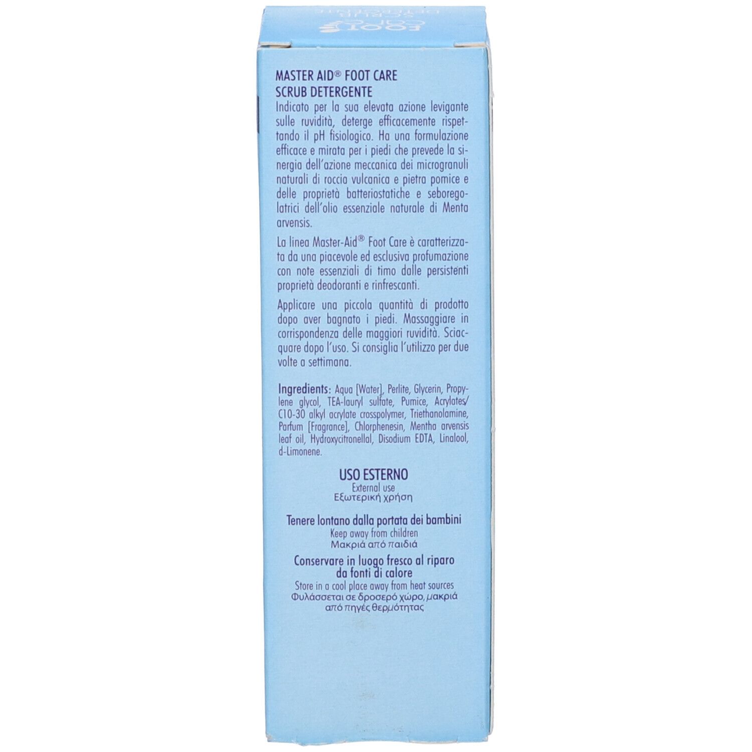 Master-Aid Footcare Detergente Scrub Per Piedi 75 Ml L4
