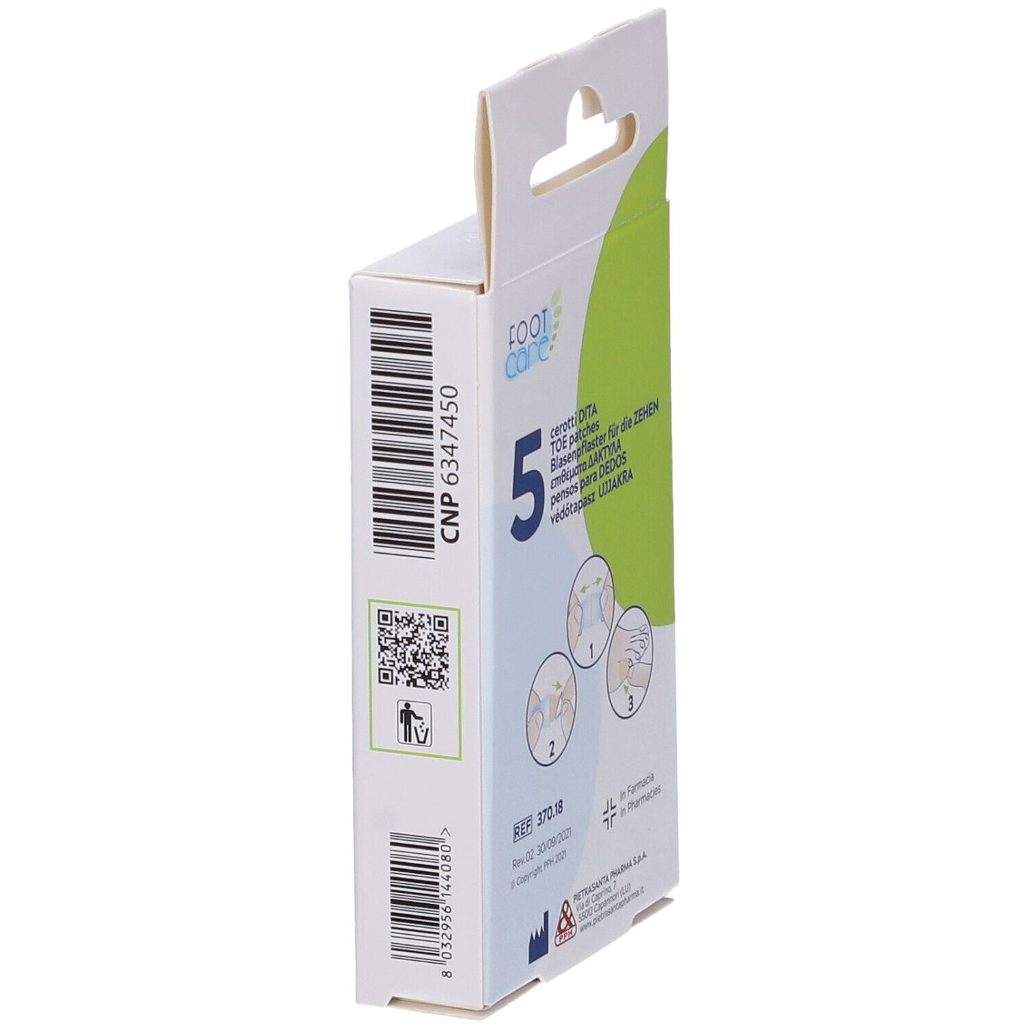 Idrocolloide Master-Aid Footcare Vesciche Dita 60X20 Mm 5 Pezzi A2