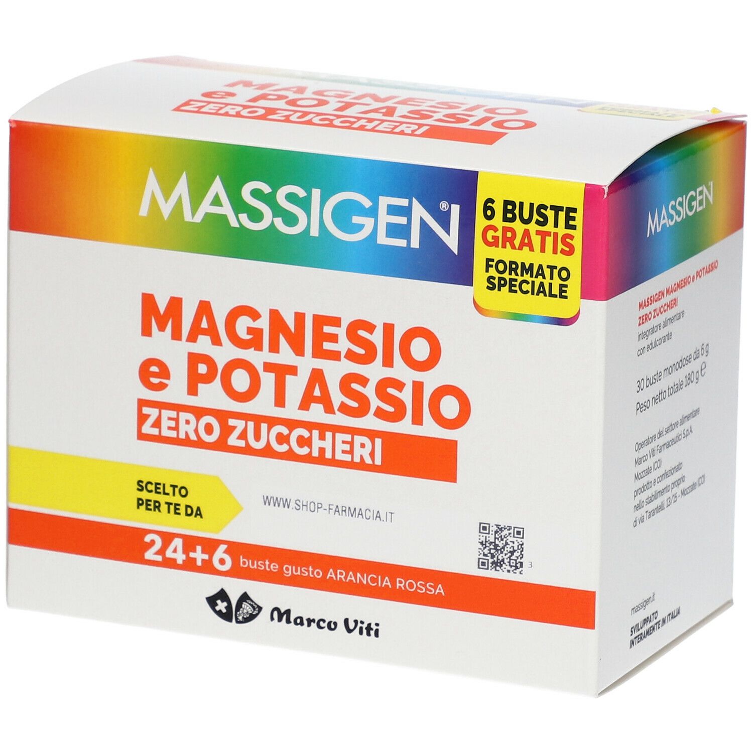 Massigen® Magnesio e Potassio senza Zucchero