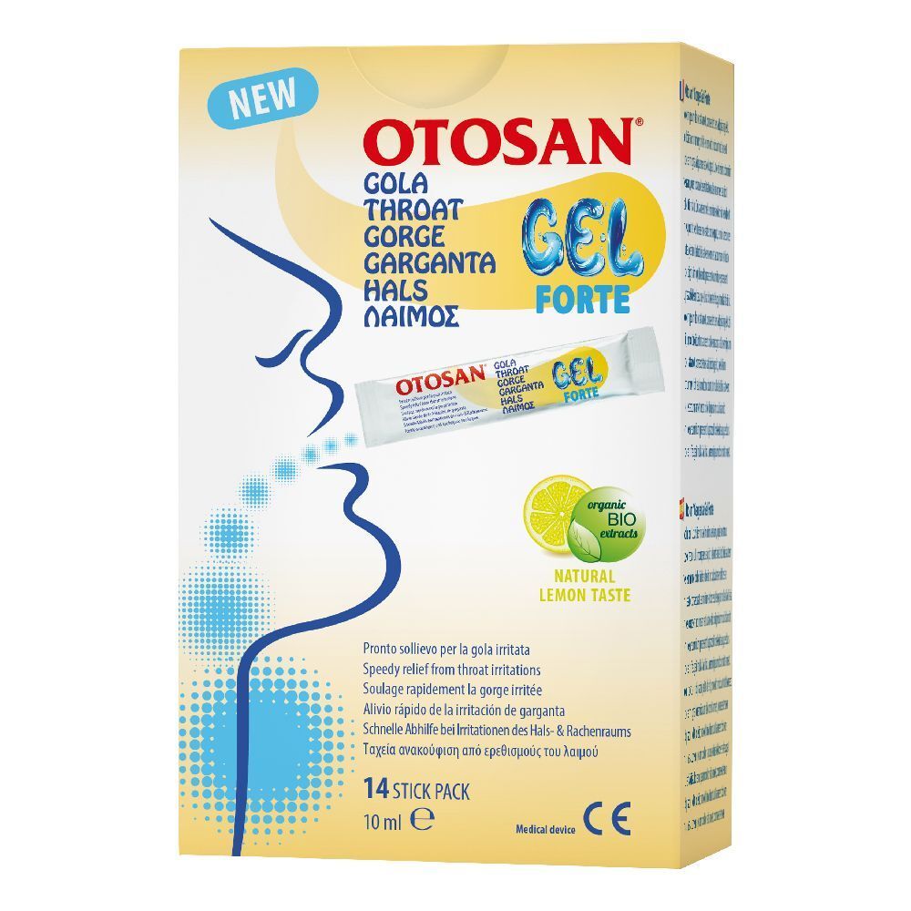 Otosan Gola Gel Forte 14 Stick Pack Da 10 Ml