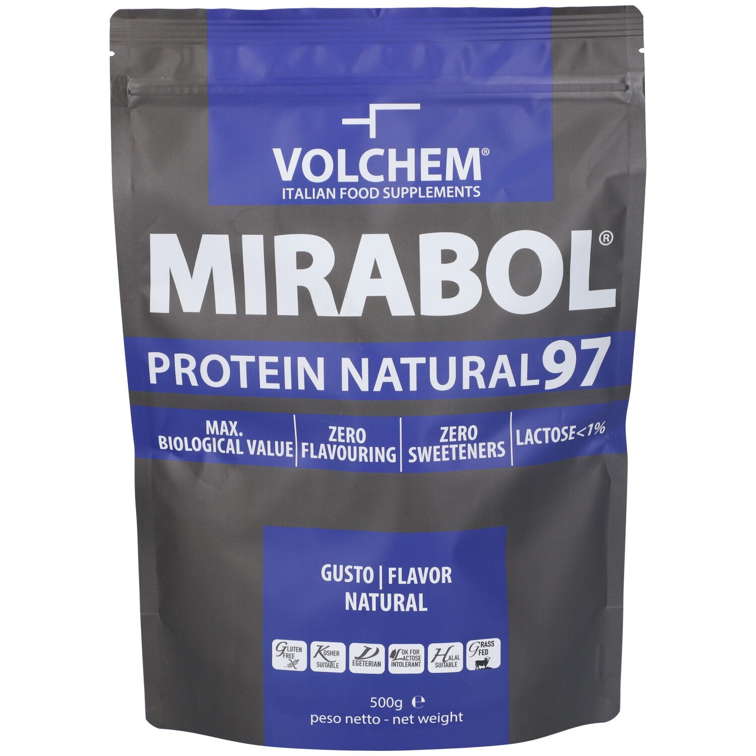VOLCHEM Mirabol Protein 97 Proteine Del Latte - Gusto Natural