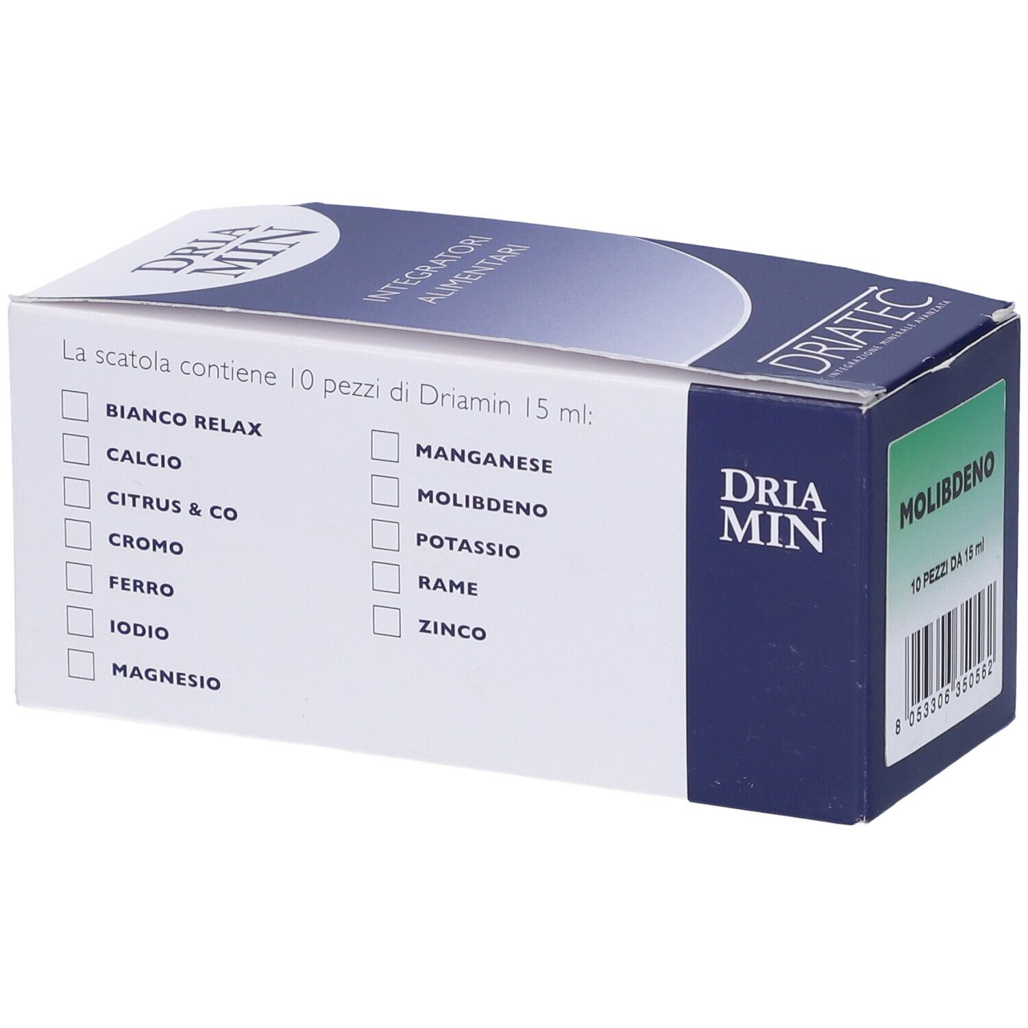 Driamin Molibdeno 10 Flaconcini 15 Ml