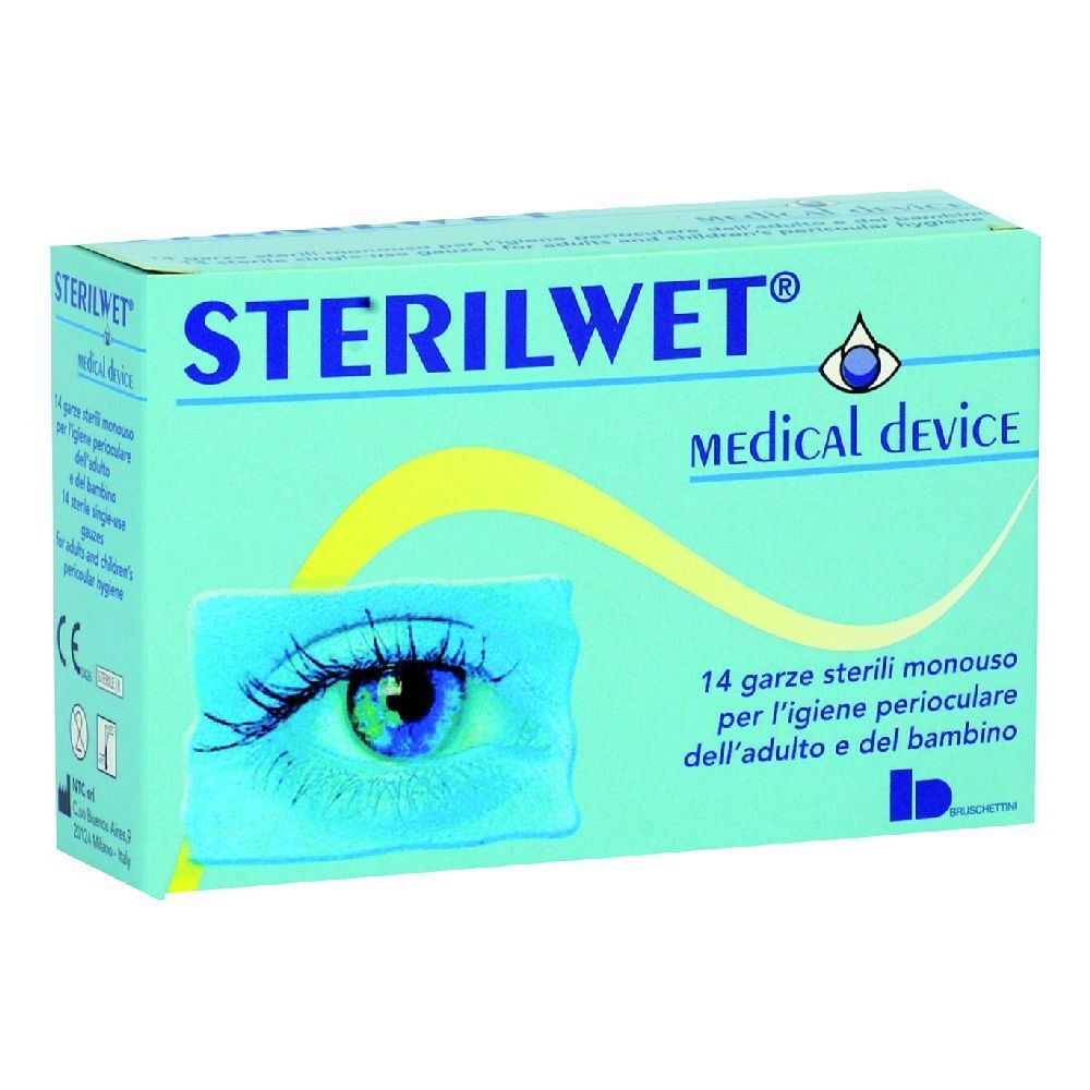 Sterilwet Garza Oftalmica 14 Pezzi