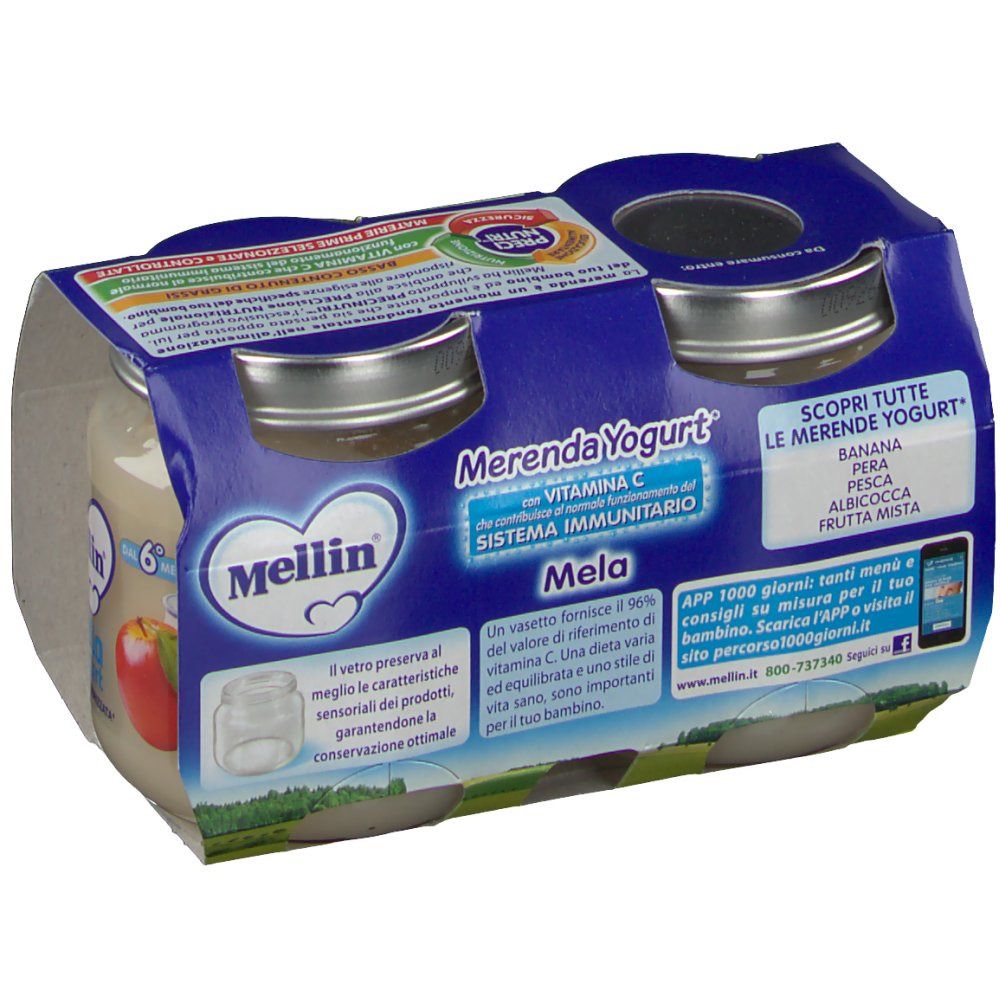 Mellin® Merenda Yogurt Mela