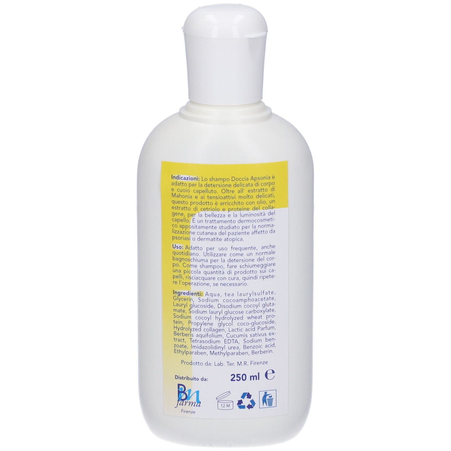 Apsonia Shampoo Doccia Cute Secca 250 Ml