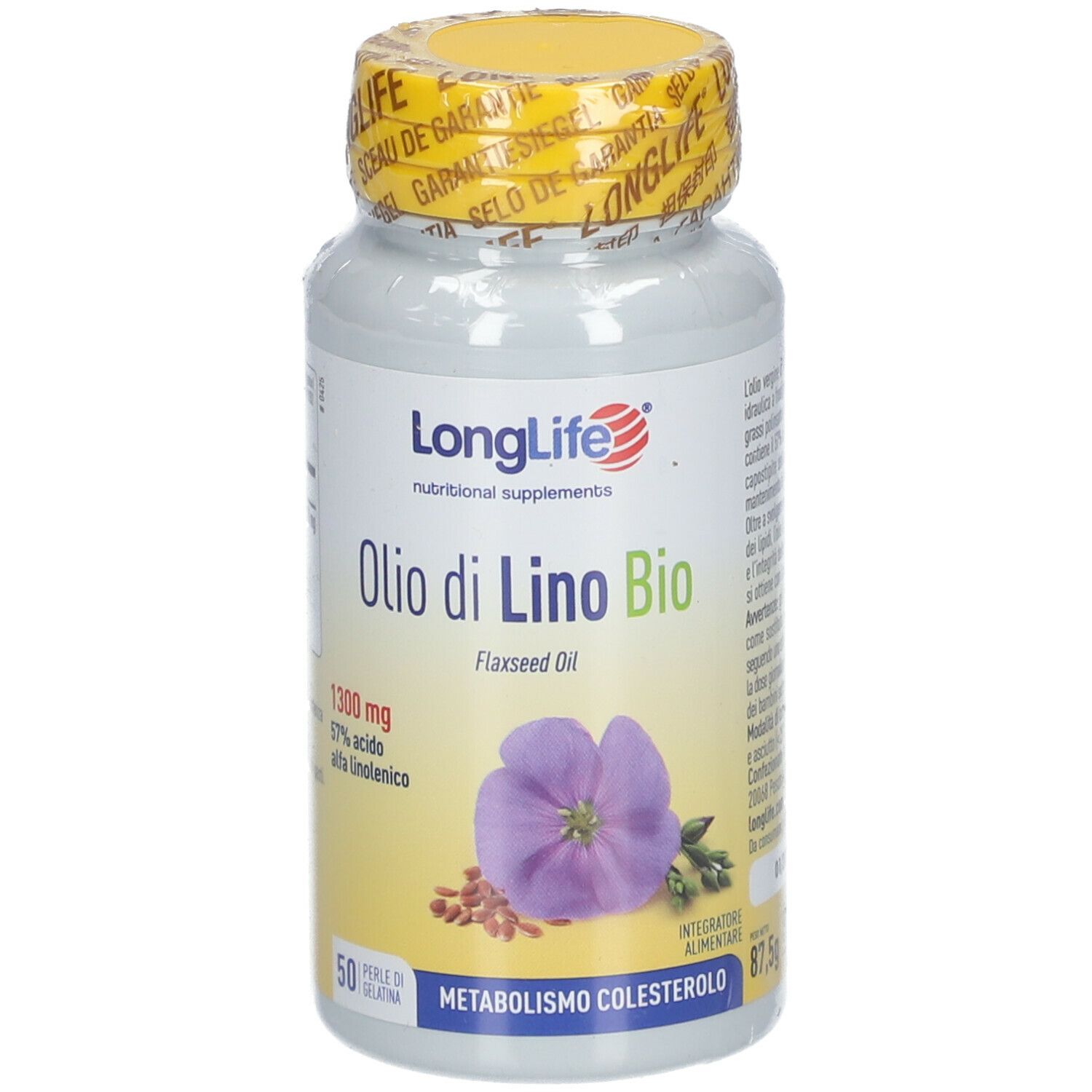 LongLife® Olio di Lino Bio 1300mg