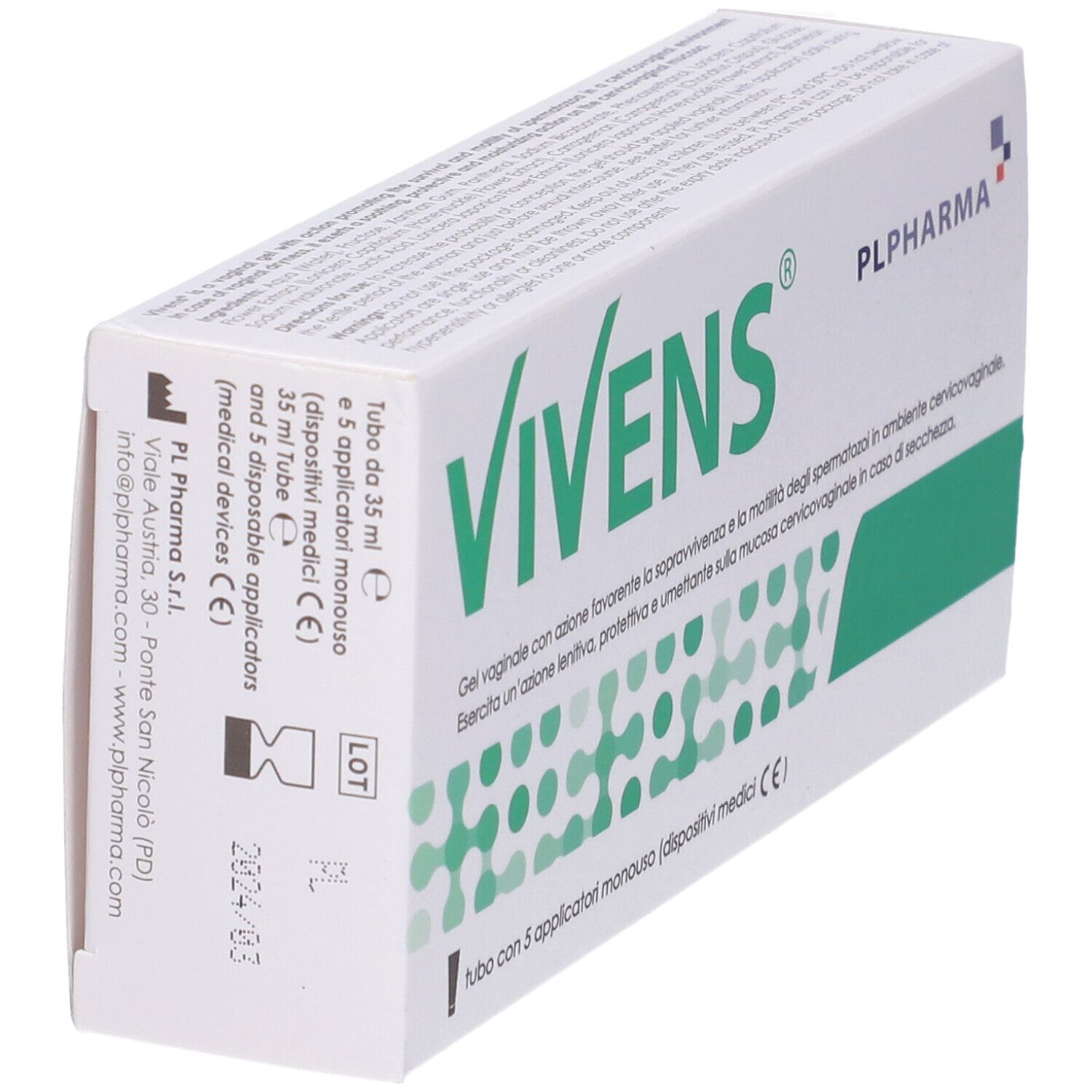 Vivens Gel Vaginale Tubo 35 Ml Con 5 Applicatori Monouso