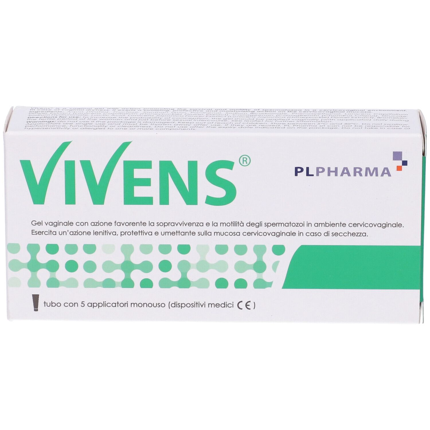 Vivens Gel Vaginale Tubo 35 Ml Con 5 Applicatori Monouso