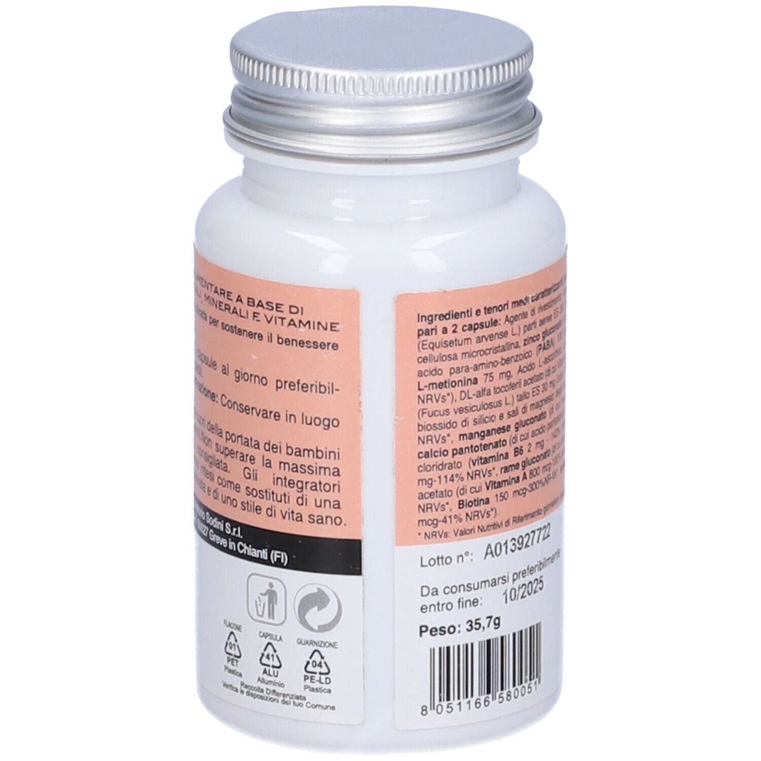 Cisteina Equiseto Compex Sodini 70 Capsule 0,455 Grammi